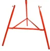 A red metal stand for a paella burner. Voir les images du produit