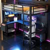 okwish Hochbett 90×200 mit Schreibtisch, Jugendbett mit Produktbild-Vorschau 2