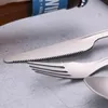 Lixada 4-in-1 Titan Besteck Besteck Set Leichter Essloeffel Produktbild-Vorschau 2