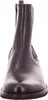 A front view of a black leather Chelsea boot. Voir les images du produit