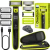A collection of Philips Oneblade grooming products and accessories are displayed against a white background. Produktbild-Vorschau