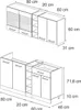 Vicco Singleküche R-Line, 160 cm ohne Arbeitsplatte, Produktbild-Vorschau 2
