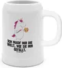Mr. & Mrs. Panda Seidel Einhorn Künstler - Weiß - Geschenk, Produktbild-Vorschau 1