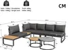 Flieks Gartenlounge-Set Gartenmöbel-Set 5 tlg., Gartensofa Produktbild-Vorschau 7