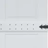 vidaXL Dvere do stodoly , biele, 100 x 210 cm, masívne Náhľad obrázku produktu 7
