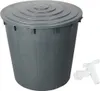 Regentonne rund mit Deckel und Hahn 500 L anthrazit Produktbild-Vorschau 1