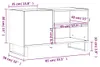 vidaXL Skříňka na talíře Sonoma Oak 85x38x48 cm výrobek ze Náhled obrázku produktu 8