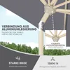 Sekey Sonnenschirm Rechteckig 210 x 140 cm – Balkonschirm, Produktbild-Vorschau 4