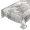 Wachstuchtischdecke abwaschbar wasserabweisend Grau 140 x 260 cm Schnittkante, Hauptbild Produktbild-Vorschau