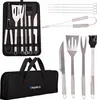 Accessori Barbecue Set Di Posate 9In1 +Etui Bbq Acciaio Anteprima dell’immagine prodotto 1
