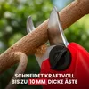WALTER Akku-Astschere 4 V, Bypass Gartenschere 10 mm, inkl. Produktbild-Vorschau 6