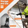 TEENO Aluminium telescoopladder, 6,2 meter, inklapbare Productafbeelding-voorbeeld 8
