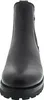 A front view of a black leather boot. Produktbild-Vorschau