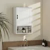 HOMCOM Mobile da bagno sospeso con 1 anta 40 x 20 x 60 cm Anteprima dell’immagine prodotto 2