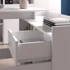 Eckschreibtisch Vicco Noira Weiß 135 x 77 cm mit Schublade, Produktbild-Vorschau 5