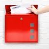 Relaxdays Briefkasten, Dekor-Fenster, 2 Schlüssel, Produktbild-Vorschau 2