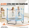SucceBuy 60" Kindertrampolin, 5 Fuß Indoor Outdoor Produktbild-Vorschau 2