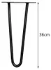 Tischbeine 4x Hairpin 36 cm Haarnadelbeine Schwarz Gestell Produktbild-Vorschau 6