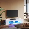 Szafka pod telewizor SONNI biała wysoki połysk 135 x 39 x Podgląd zdjęcia produktu 1