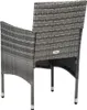vidaXL 7-tlg. Garten-Essgruppe Poly Rattan Grau Produktbild-Vorschau 7