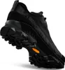 Schwarzer La Sportiva Spire GTX Schuh mit grobem Profil und seitlichem Markenlogo Productafbeelding-voorbeeld