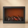 Dekorativer LED-Kamin, aus Metall, 10 x 29 x 23 cm Produktbild-Vorschau 3