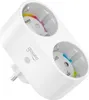 Prise Double Connectée Intelligente WiFi 2.4GHz 15A Blanche Voir les images du produit 1