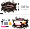 Damen Handtaschen taschen Leder moderne damen handtasche Produktbild-Vorschau 4