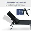 Outsunny Sonnenliege Gartenliege Relaxliege Kissen mit Produktbild-Vorschau 4