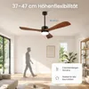 Ø106cm Echtholz Deckenventilator mit Beleuchtung 3 Flügel Produktbild-Vorschau 8