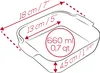 PEUGEOT Keramik Auflaufform APOLLIA 18cm Quadratisch Produktbild-Vorschau 5