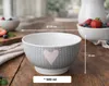 Müslischale Keramik mit Herz & Punkten – 500ml – Landhaus Produktbild-Vorschau 5