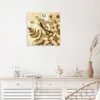 Wanduhr aus Glas mit Motiv Blumenblatt Kunstwerk- 30 x 30 Produktbild-Vorschau 3
