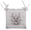Clayre & Eef Stuhlkissen Schaumstoff 40x40x4 cm Beige Produktbild-Vorschau 1