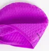 Gorro de natación de silicona para cabello largo, diseño Vista previa de la imagen del producto 4