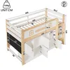 Lit mezzanine Merax 90 x 200 cm, lit superposé pour enfants Voir les images du produit 5