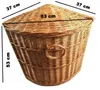 Prádelní rohový koš Luiz 53 cm Náhled obrázku produktu 2