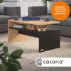 CASARIA Couchtisch mit Stauraum Holz-Grau Produktbild-Vorschau 2