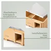 WILDLIFE HOME Igelhaus XL mit Metalldach I Igelfutterhaus I Produktbild-Vorschau 4