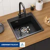 CECIPA MAX Spülbecken Granit 45x45 cm mit Küchenarmatur Produktbild-Vorschau 4