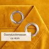 Vorhang Ösenschal Samt Blickdicht 140 (B) x 245 (L) Produktbild-Vorschau 7