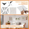 UISEBRT 12x Panneaux acoustiques 30x30cm Motif V Blanc, Voir les images du produit 6