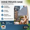 DETEX® Balkonfächer Sichtschutz inkl. Abdeckung 140x140cm Produktbild-Vorschau 2