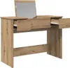vidaXL Make-up tafel, Artisan eikenhout, 100 x 45 x 76 cm Productafbeelding-voorbeeld 5
