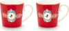PIP STUDIO Love Birds Medallion Red Henkelbecher Large Produktbild-Vorschau 2