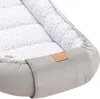Twinkle Stars & Grey Velvet Baby nest Kokon XXL Produktbild-Vorschau 2