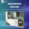 A marketing image for a dresser, featuring text overlays and a lifestyle shot of the product in a room setting. Anteprima dell’immagine prodotto