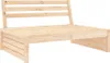 vidaXL Mittelsofa 120x80 cm Massivholz Kiefer Produktbild-Vorschau 5