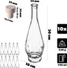 KADAX Glasflaschen 750ml, 10 Stück, leere Likörflaschen mit Produktbild-Vorschau 3
