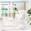 Mini Ventilator Leise-3 Geschwindigkeitsstufen Clip Produktbild-Vorschau 6